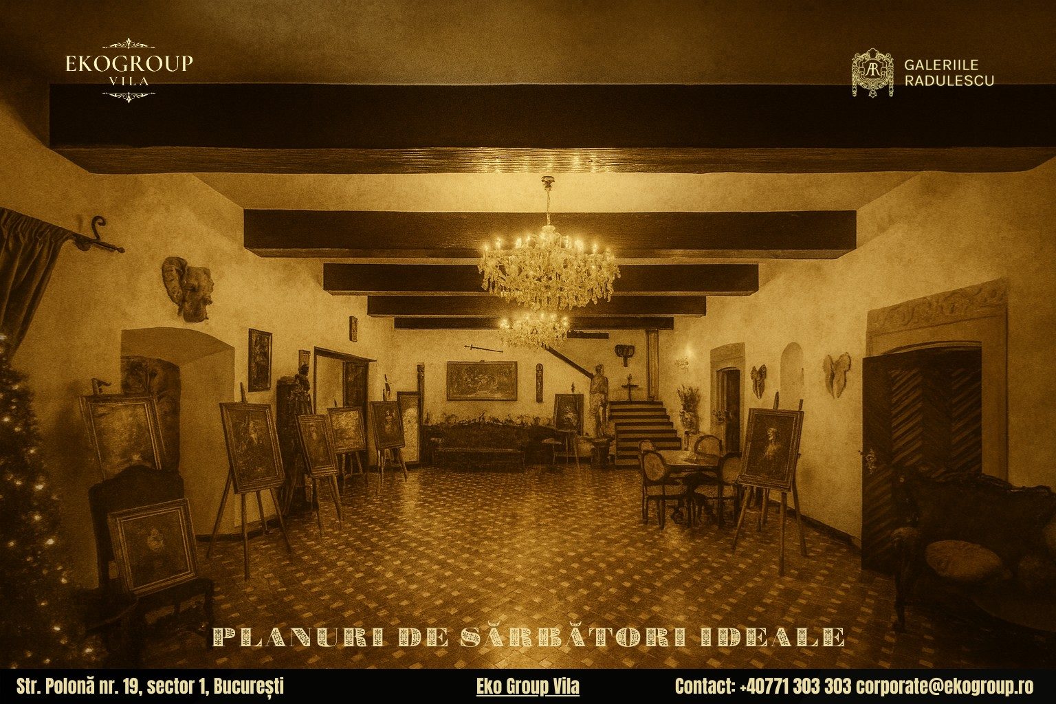 Zile libere decembrie: Experiența Crăciunului anilor ’30 la Eko Group Vila, o activitate de poveste