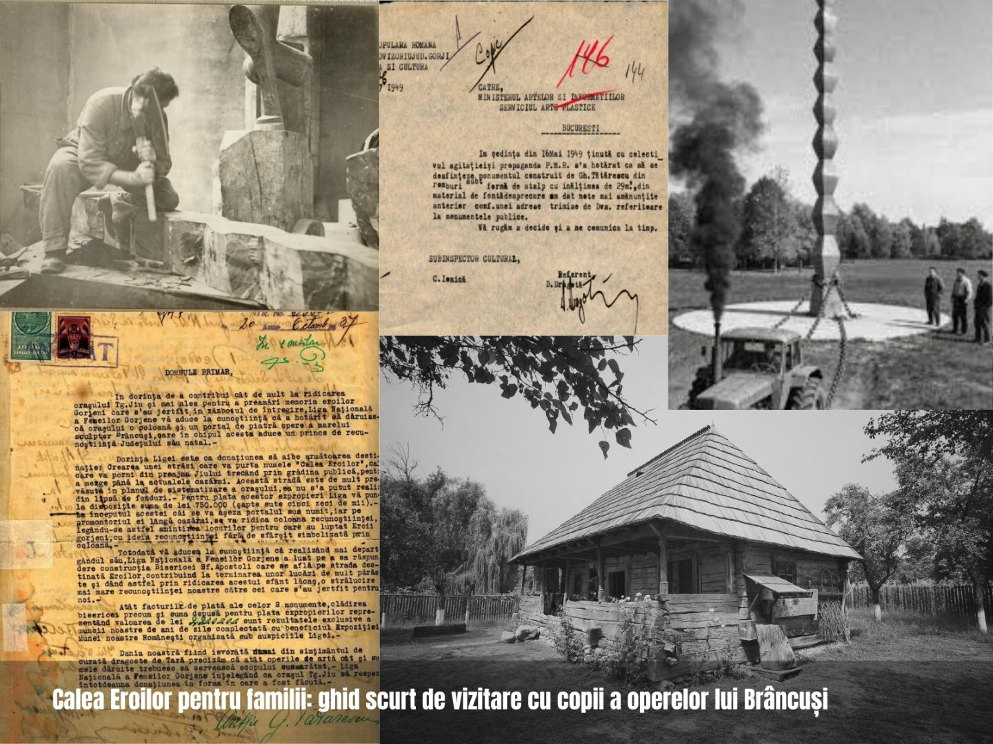 Calea Eroilor pentru familii: ghid scurt de vizitare cu copii a operelor lui Brâncuși